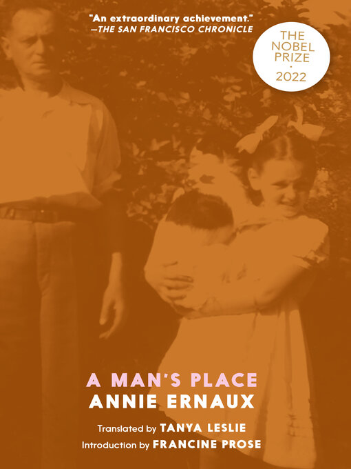 Title details for A Man's Place by Annie Ernaux - Available